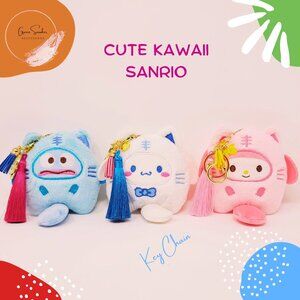 Keychain, Cute Kawaii Sanrio, bag pendant, Set 3 Pc.